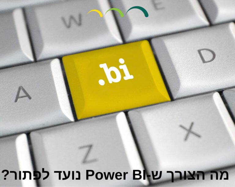 מה הצורך ש-Power BI נועד לפתור?