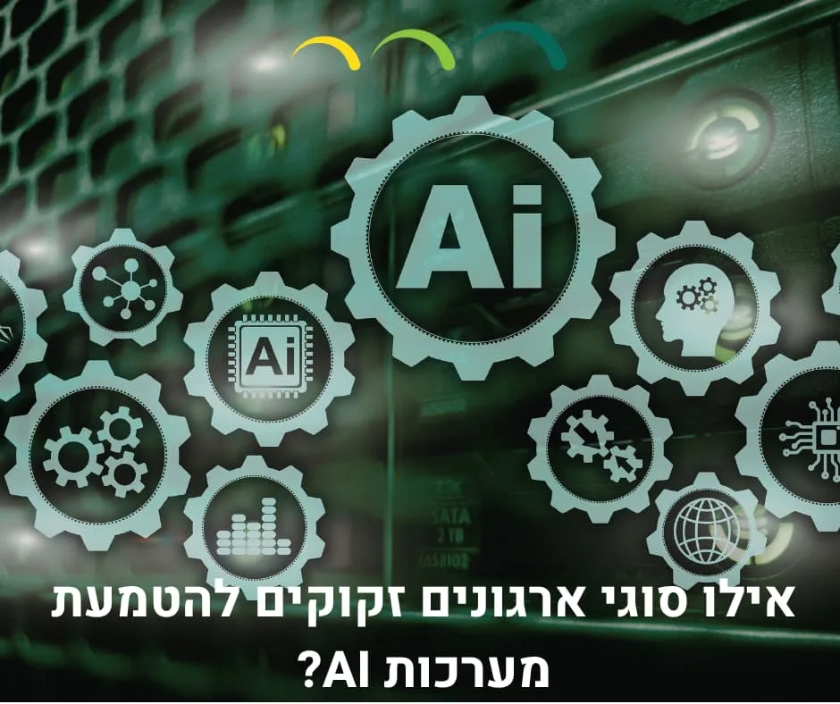 אילו סוגי ארגונים זקוקים להטמעת מערכות AI?